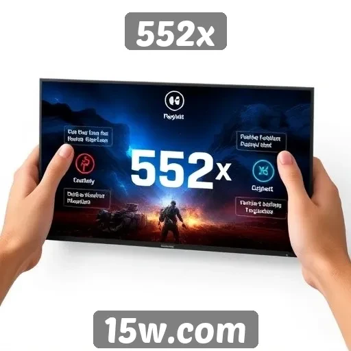 Principais recursos e funcionalidades do 552x